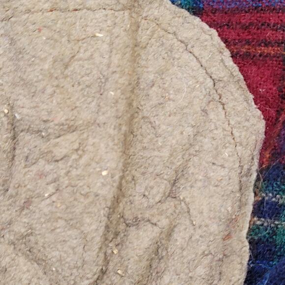 Vintage Pendleton Wool Plaid Shirt Medium 21x27 Elbow-Patch USA - Picture 11 of 11